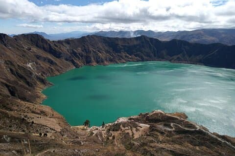 Aventure dans la lagune de Quilotoa en plomb