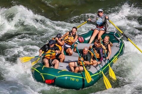 Kleine boot Slam Whitewater Adventure Jackson Hole-activiteit