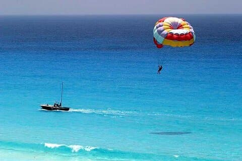 Parasailing Activity, Lebanon