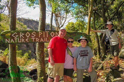 Private Wanderung zum Gros Piton Nature Trail