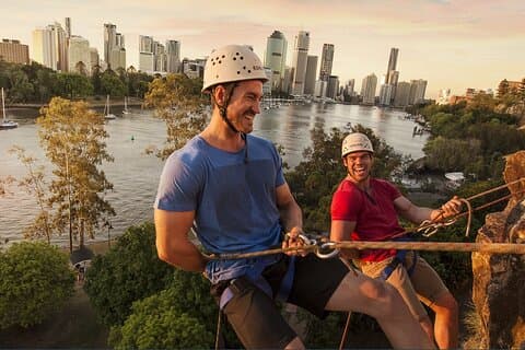 Twilight Abseil Adventure in Kangaroo Point Cliffs