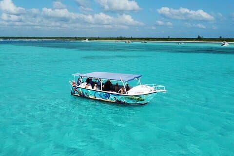 Entdecken Sie das Riff von Cozumel: Schnorchelabenteuer im Glasbodenboot