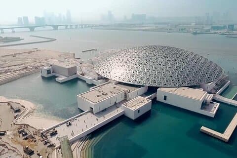 Abu Dhabi Louvren Museum Biljett med hämtning och avlämning