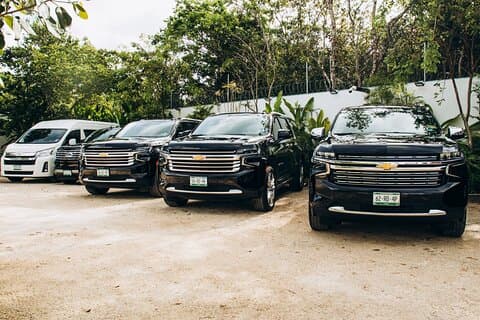 Privater Einwegtransfer: Tulum Zone – Internationaler Flughafen Cancun