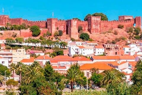 Benagil, Valli di Marinha, Ossa e Castello medievale di Silves