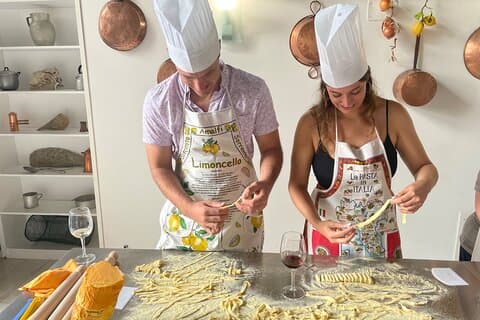 Private Cooking Class in Sorrento & garden visit.
