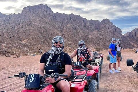 Sharm 5-in-1 Desert Safari: Quad, Camel Ride, Dinner & Stargazing