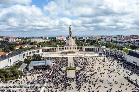 Helgedomen Fátimas mirakulösa resa från Lissabon