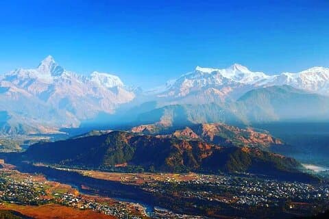 Tour du lever du soleil au départ de Pokhara