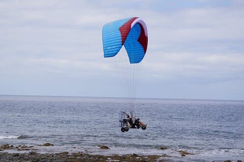 20 minuters privat Paratrike-flyg över Teneriffa söder