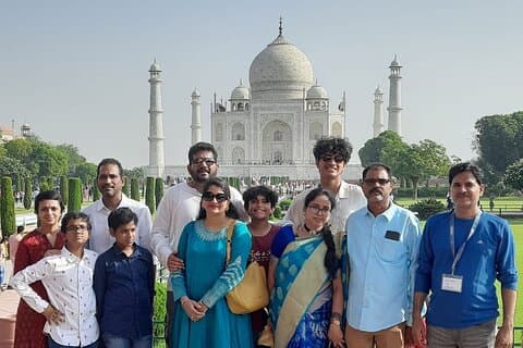 Agra-tur med Taj Mahal, Agra-fortet och Fatehpur Sikri