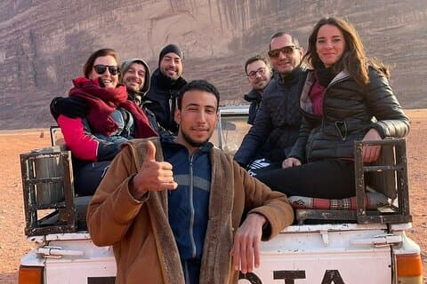 Full Day Jeep Tour and Overnight in Bedouin Camp with Meal