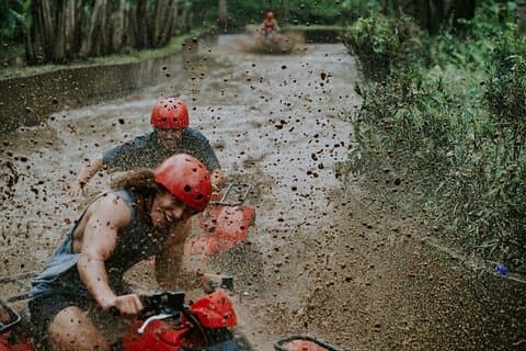 ATV Ubud og Ayung River Rafting