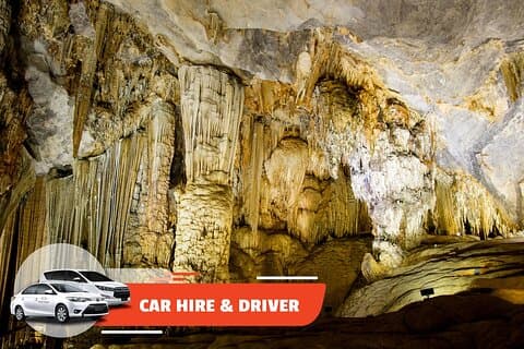 Mietwagen & Fahrer: Ganztägig zur Phong Nha Höhle von Hue
