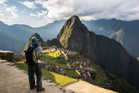 Machu Picchu med tog