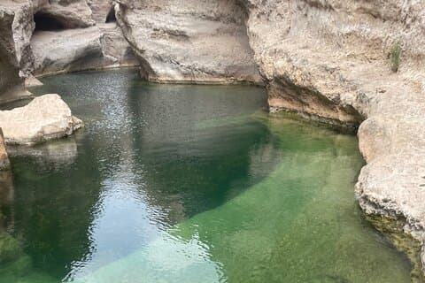 Private Day Trip to Wadi Shab & Bimmah Sinkhole Price Up To 5 Persons