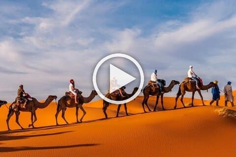 1 Nacht Kameltrekking in Merzouga