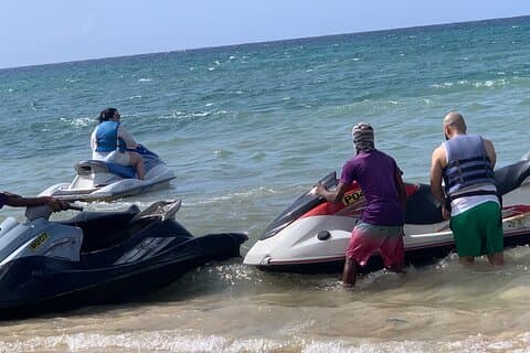 Privatjet-Skifahren und Einkaufen in Montego Bay