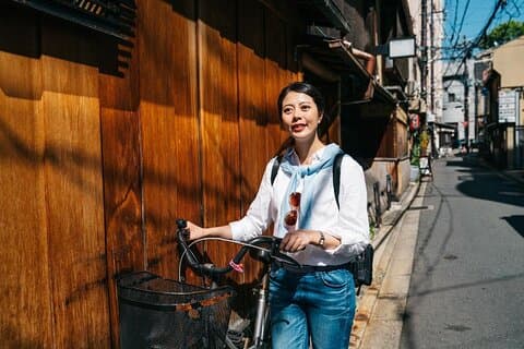 Private Cultural Bike Tour Kyoto Temples and Heritage