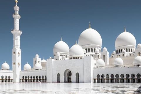 Abu Dhabi Golden Hour Gems Qasr Al Watan and Mosque Sunset Tour