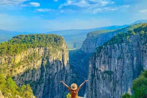 4 in 1 -Rafting -Tazı Canyon -Cabrio Bus Safari -Koprulu Canyon