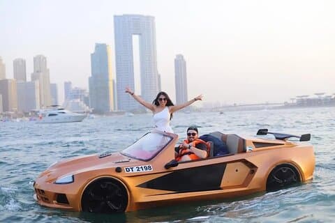 4 Seater Jet Car Adventure in Dubai with Optional Transfer