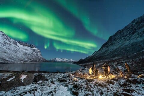 Nordlysjakt med Det grønne eventyret - bilder inkludert