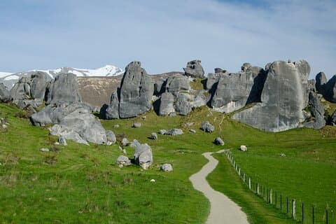 Arthur's Pass dagstur fra Christchurch via Castle Hill