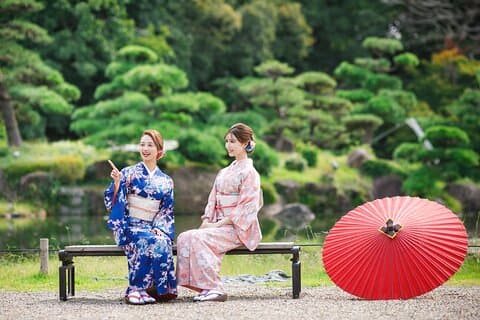 Kimono-upplevelse och fotosession i Osaka