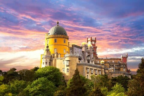 Sintra:Palazzo Pena, Castello Mo, Qta.Regaleira, Cabo da Roca e Cascais