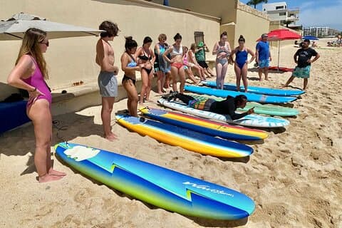 Surf Lessons in CABO with Mexico Surf Champ!