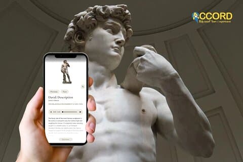 Florenz Accademia Gallery Eintrittskarte & Audioguide App