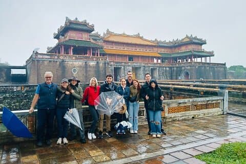 Hue till Hoi An med sightseeing via Golden Bridge, Hai Van Pass