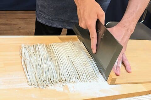 Buckwheat Noodles Cooking at Old Folk House in Izumisano, Osaka