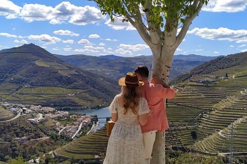 Porto : Private Douro Valley : 9 wijnen, Trad. Lunch & privé. Boot