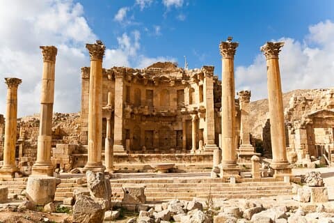 Heldags privat tur till Umm Qais, Jerash och Ajloun från Amman