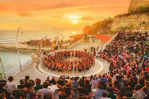 Uluwatu Temple - Kecak Dance - Skaldjursmiddag - All Inclusive