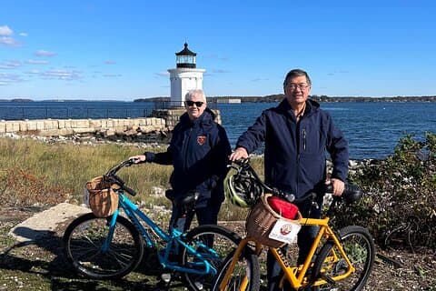 Lighthouse Bicycle Tour from South Portland with 4 Lighthouses