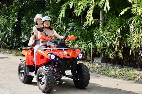 Kulturtriangeln i Ayutthaya Heritage Town med ATV