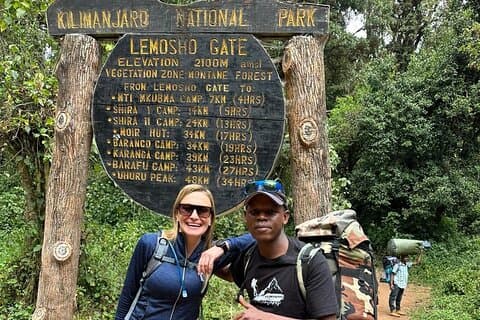 8 Days Mount Kilimanjaro Trekking via Lemosho Route