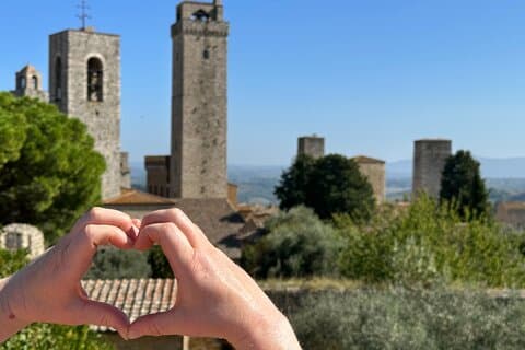 Kindvriendelijke dagtour Siena en San Gimignano vanuit Florence met chauffeur & gids