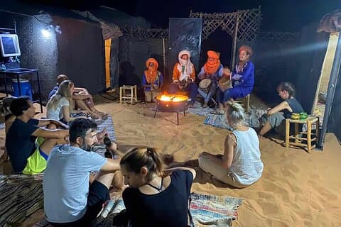Paseo en camello por el desierto de Merzouga