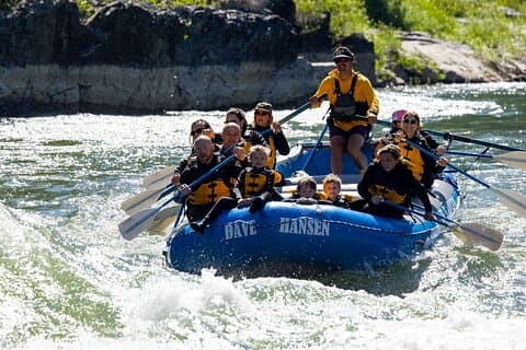 Wildwaterraften in Jackson Hole: Family Standard Raft