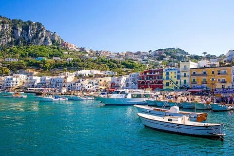 Privéboottransfer tussen Salerno en Capri