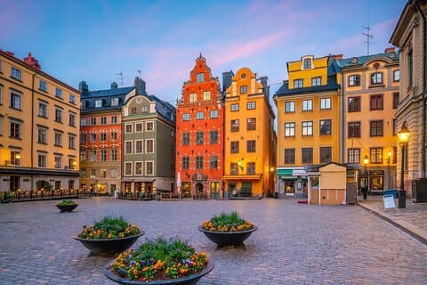 Økosykkeltur i Gamlebyen i Stockholm, Djurgarden, Natur