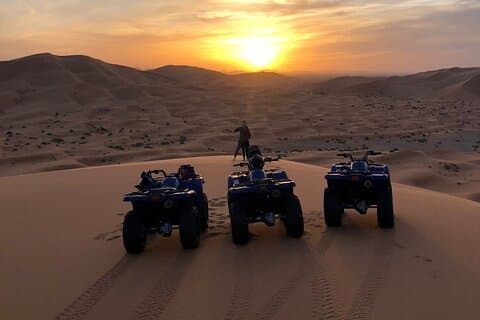 Merzouga ATV Quad sandboarding Desert Tours