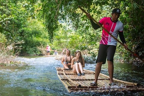 Khao Lak Half-Day Bamboo Rafting with Lunch & Pool Time