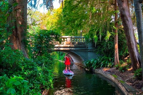 Paddleboard the scenic Winter Park Chain of Lakes