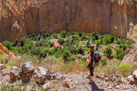 2 Giorni 1 Notte trekking Attraverso il Canyon del Colca, Stanza privata