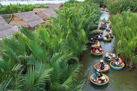 Liten gruppe sightseeingtur i Hoi An med Basket Boat Ride